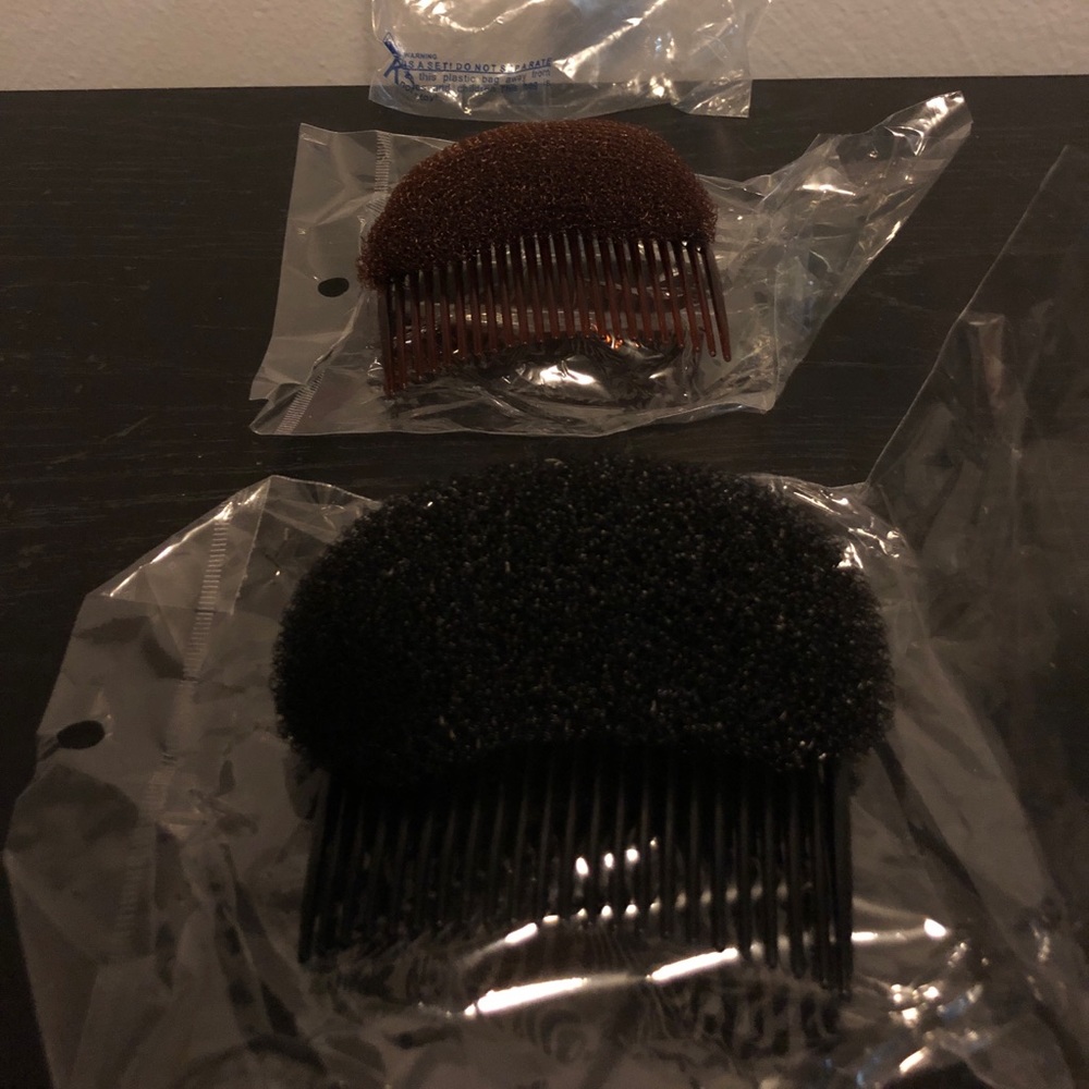 Hair Bun Maker (Brown and Black), NEW